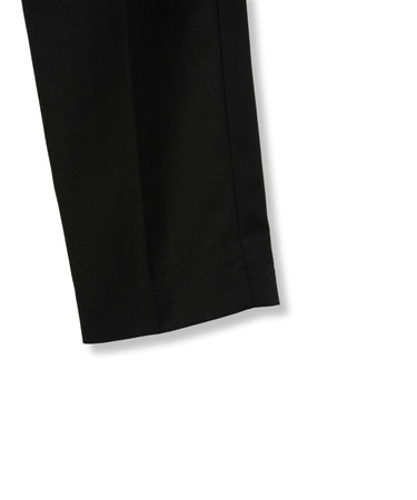 2TUCK TROUSERS | BLACK
