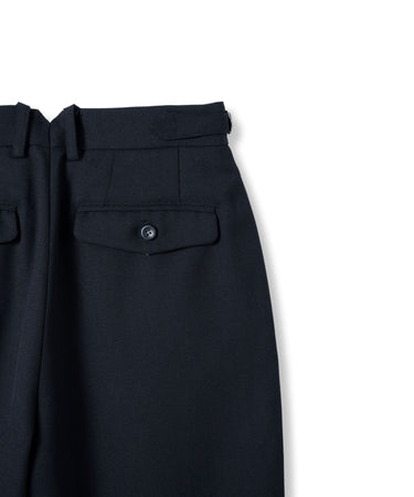 2TUCK TROUSERS | NAVY