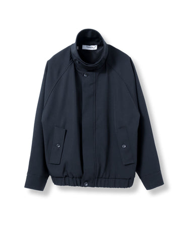 DRIZZLER JACKET / STAND COLLAR BLOUSON | GREY