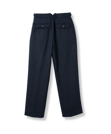 2TUCK TROUSERS | NAVY