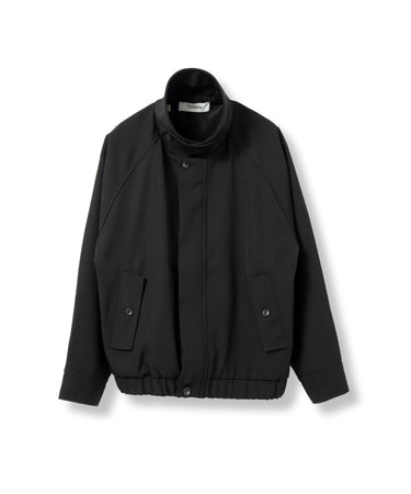 DRIZZLER JACKET / STAND COLLAR BLOUSON | BLACK
