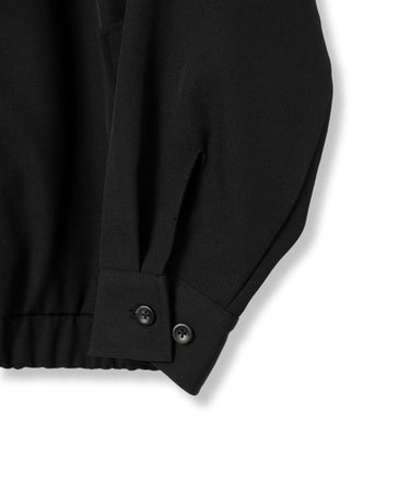 DRIZZLER JACKET / STAND COLLAR BLOUSON | BLACK